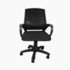 computer mesh back chair in black